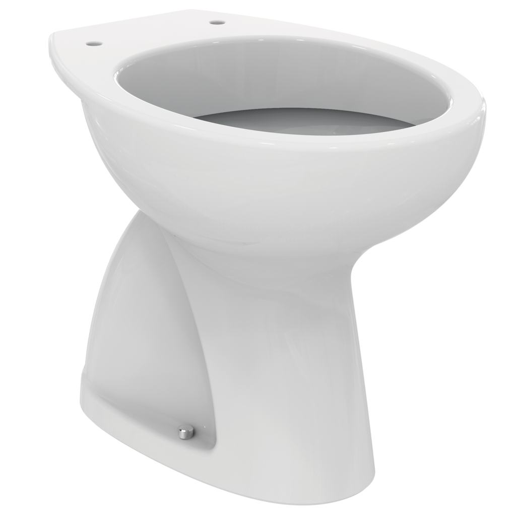 Стояща тоалетна чиния с вертикално оттичане Бял